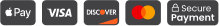 Payment methods footer icon